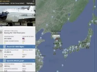 北ミサイル発射　直後に米偵察機が韓国中部飛行
