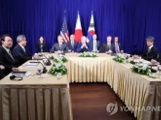 韓米日首脳の共同声明　「拉致問題は初明記」＝韓国外交部