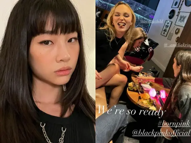 女優チョン・ホヨン、ジョニー・デップの娘と「BLACKPINK」コンサート観覧（画像提供:wowkorea）