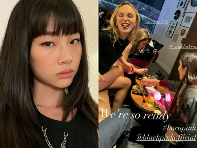 女優チョン・ホヨン、ジョニー・デップの娘と「BLACKPINK」コンサート観覧（画像提供:wowkorea）