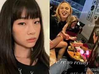 女優チョン・ホヨン、ジョニー・デップの娘と「BLACKPINK」コンサート観覧
