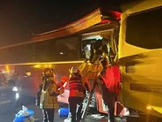 新興宗教団体「新天地」信徒を乗せたバスが事故で計5台の玉突き事故に…1人死亡・2人重傷＝韓国