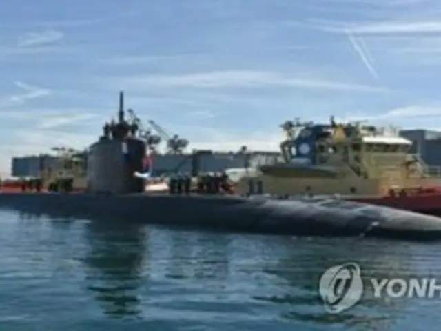 米原子力潜水艦「アナポリス」（同潜水艦ホームページより）＝（聯合ニュース）≪転載・転用禁止≫
