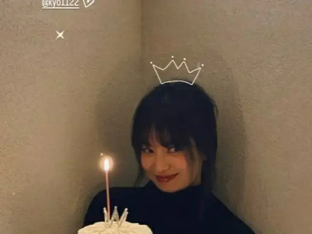女優ソン・ヘギョ、42回目の誕生日をパク・ヒョジュがお祝い（画像提供:wowkorea）