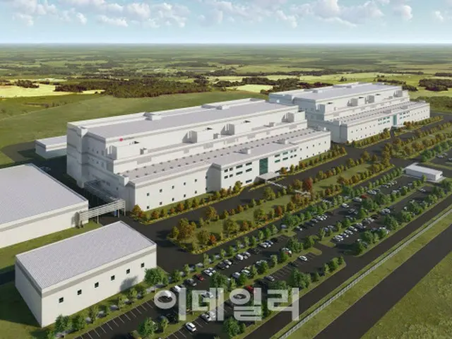 LG化学が米テネシー州に建設する正極材工場（画像提供:wowkorea）