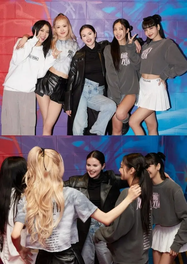 「BLACKPINK」、セレーナ・ゴメスと団体ショット…2020年コラボレーションの縁（画像提供:wowkorea）
