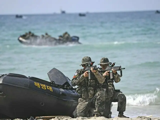 韓国の海兵隊は、米本土で米韓合同演習を施行する方案を推進している（画像提供:wowkorea）