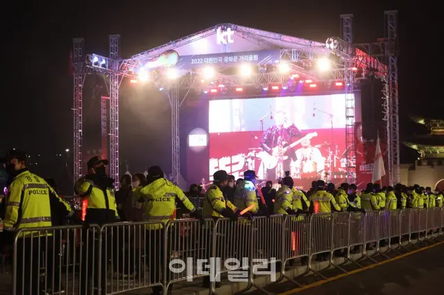 韓国警察、W杯ガーナ戦の街頭応援に約800人を投入（画像提供:wowkorea）