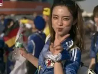 「W杯の女神」…韓国地上波に映し出された日本人美女が話題！