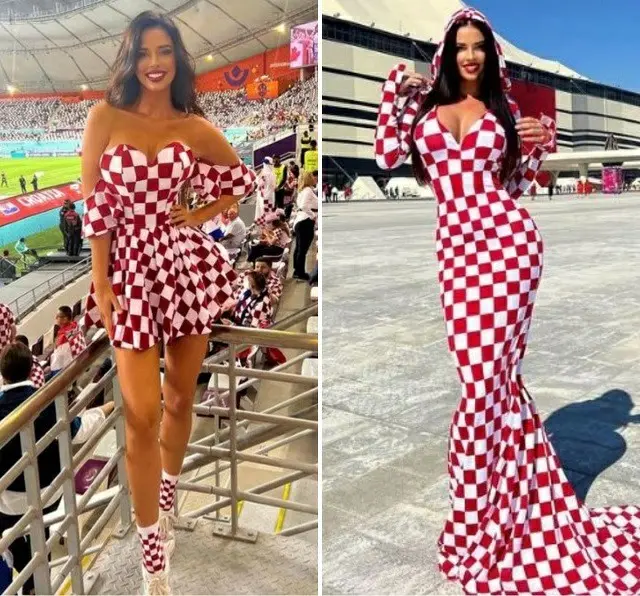 ＜カタールW杯＞「逮捕なんて恐れていない」…クロアチアの女性サポーター、大胆すぎる服装で応援＝韓国報道（画像提供:wowkorea）