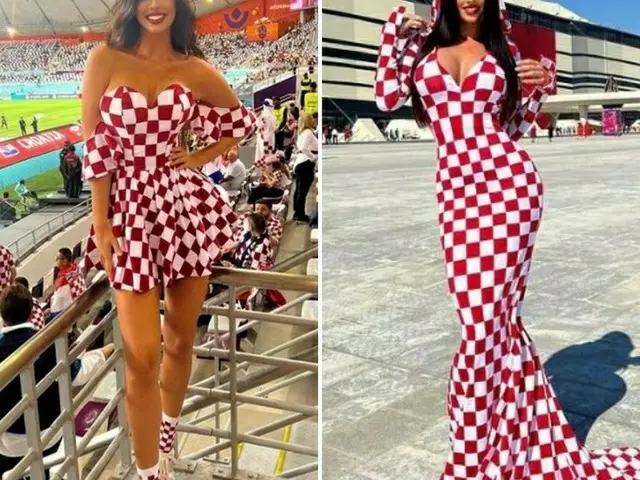 ＜カタールW杯＞「逮捕なんて恐れていない」…クロアチアの女性サポーター、大胆すぎる服装で応援＝韓国報道（画像提供:wowkorea）
