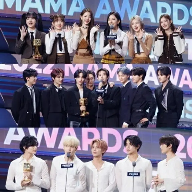 「2022 MAMA AWARDS」、「BTS」大賞受賞！再び団結した「KARA」…第4世代アイドルのコラボまで（画像提供:wowkorea）