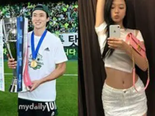 サッカー代表チョ・ギュソン、“20歳“モデルのジ・ミンジュと熱愛？… 「プライバシー」曖昧、「事実ではない」否定