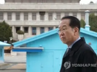 北朝鮮メディア　韓国統一相の板門店訪問と発言を非難