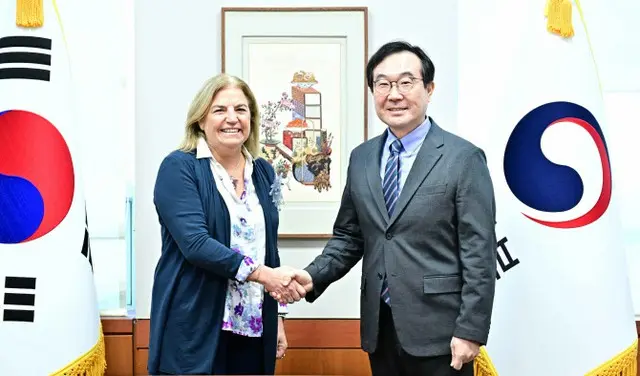 韓国外交部第2次官、駐韓EU大使と面談（画像提供:wowkorea）