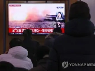 北朝鮮軍「海上へ８２発射撃」　韓米訓練へ警告