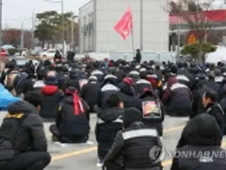 韓国物流スト１６日目　労組が終了決定・業務復帰へ