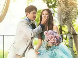 「きょう結婚」プロ野球選手ファン・ジェギュン＆「T-ARA」ジヨン、ウェディング画報電撃公開…“靴の代わりにスニーカーを履いて”