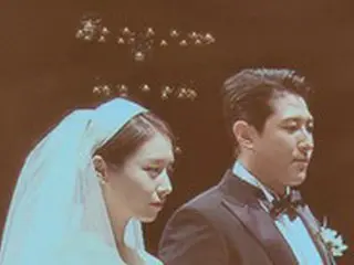 ジヨン（T-ARA）＆ファン・ジェギュン選手、結婚式の写真公開…”満面の笑み”祝歌はIU
