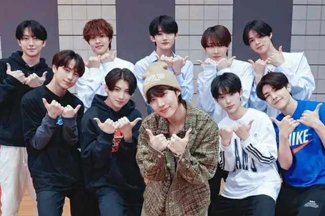 J-HOPE（BTS）、HYBE”日本グループ”「＆TEAM」をサプライズ応援…「すごく上手い」（画像提供:wowkorea）