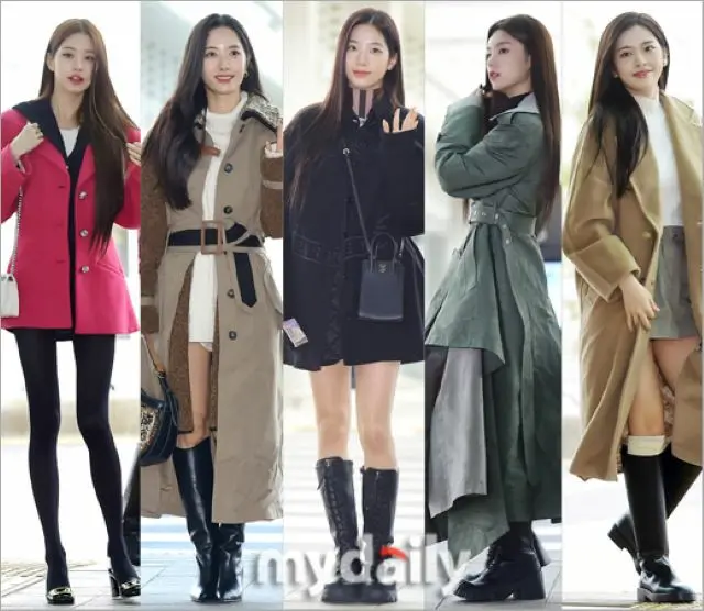 「IVE」＆「LE SSERAFIM」＆「ITZY」＆「宇宙少女」、4人4色のコートコーデで見る空港ファッション＝「2022 AAA」出演のため日本入り（画像提供:wowkorea）
