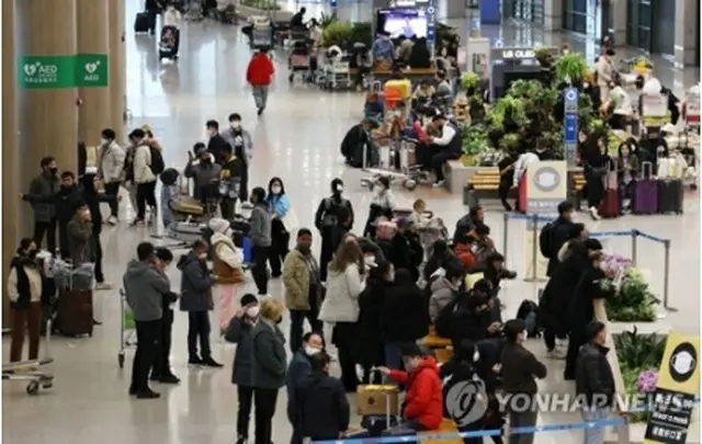 仁川国際空港の到着ロビー（資料写真）＝（聯合ニュース）
