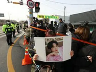 漣川郡、「BTS（防弾少年団）」JINを含む第5師団新兵全員が無事に入所