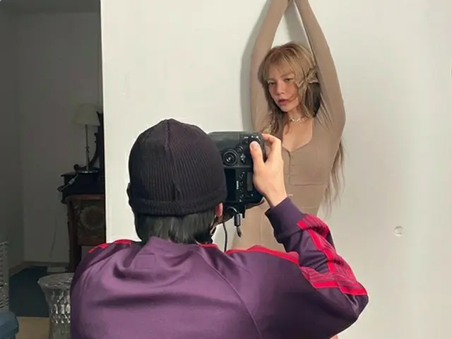 「AOA」出身ジミン、「待ってくれますか？」…何を撮影してるの？（画像提供:wowkorea）