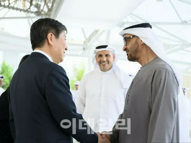UAEを特使で訪問した金大棋秘書室長、原発・防衛産業などを議論（画像提供:wowkorea）