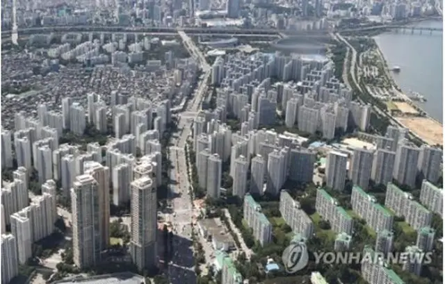 ソウル市内のマンション群（資料写真）＝（聯合ニュース）