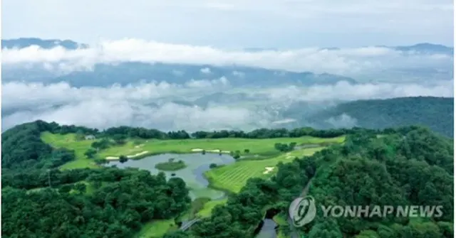 韓国のゴルフ場（韓国ゴルフ場経営協会提供）＝（聯合ニュース）≪転載・転用禁止≫