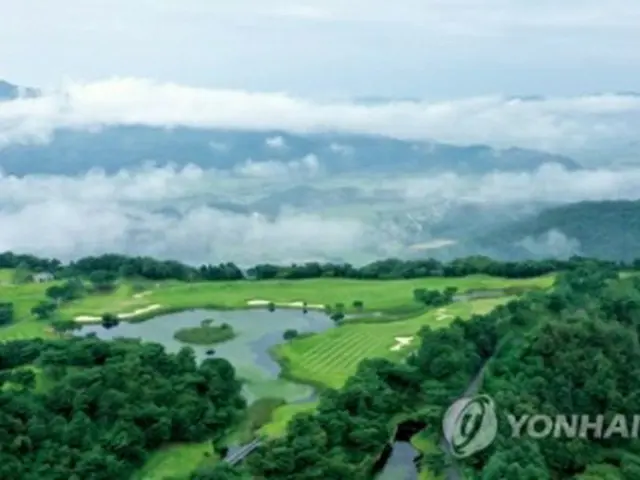 韓国のゴルフ場（韓国ゴルフ場経営協会提供）＝（聯合ニュース）≪転載・転用禁止≫