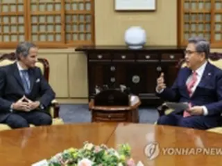 韓国外相　ＩＡＥＡ事務局長と福島汚染水など協議