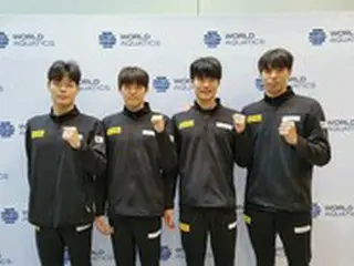 競泳韓国代表、男子800Mリレーで16年ぶりに韓国新記録