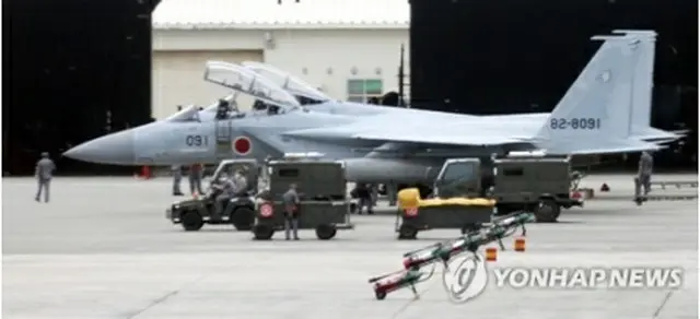 航空自衛隊のＦ１５戦闘機（資料写真）＝（聯合ニュース）