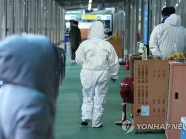 ソウル市内の新型コロナウイルス検査所＝（聯合ニュース）