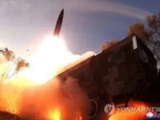 北朝鮮　弾道ミサイル２発発射＝韓国軍