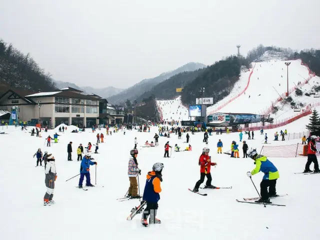 平昌アルペンシアスキー場でリフトが止まる事故...搭乗客40人余りが孤立＝韓国江原道（画像提供:wowkorea）