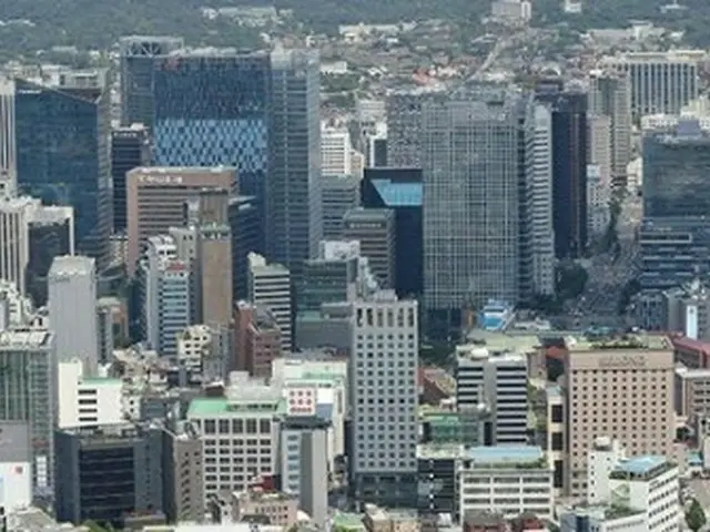 ソウルのオフィス街（資料写真）＝（聯合ニュース）