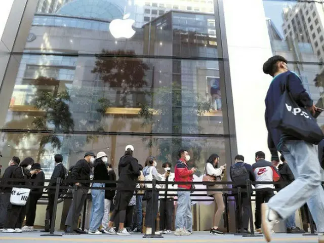 韓国ソウル明洞にあるアップルストア（画像提供:wowkorea）