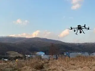 ドローンで「不法焼却」を捉える＝韓国龍仁市