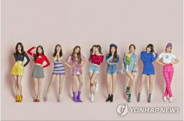 TWICE（所属事務所提供）＝（聯合ニュース）≪転載・転用禁止≫