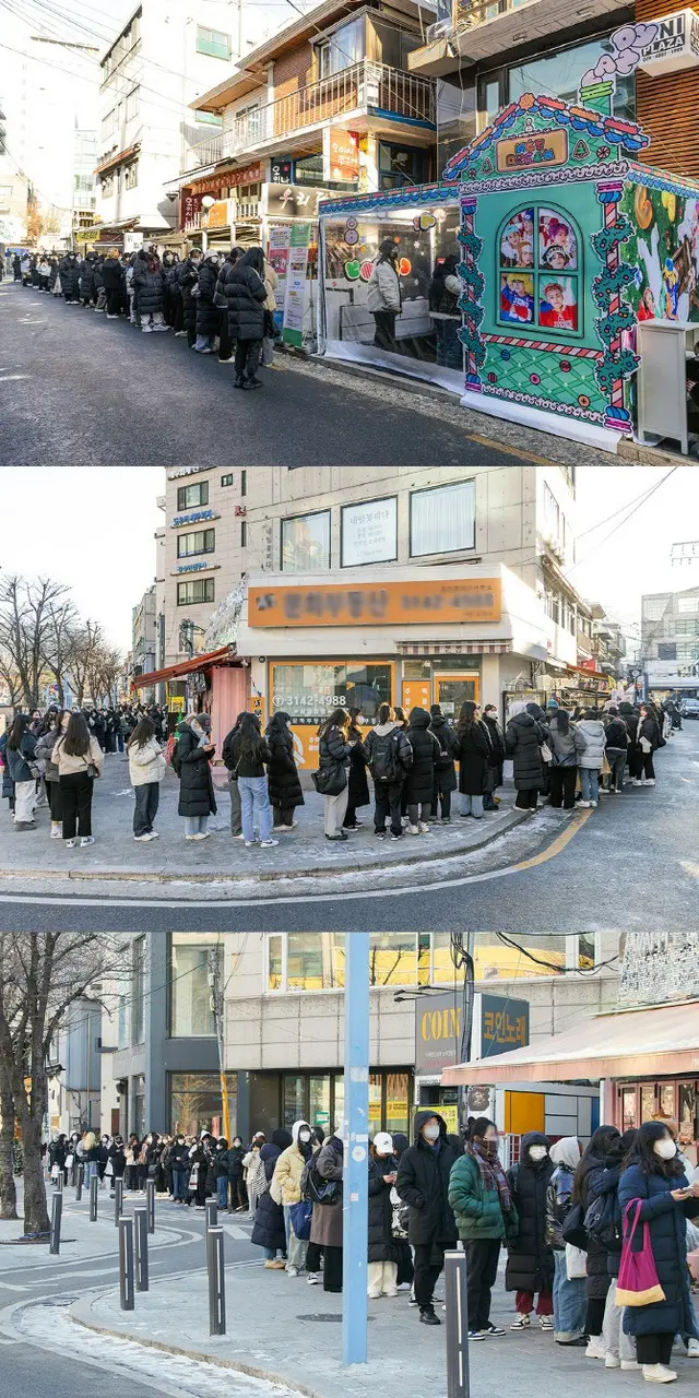 「NCT DREAM」のスペシャルアルバム「Candy」、購入ファンの大行列1（画像提供:wowkorea）