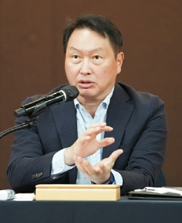 韓国のチェ・テウォン （崔泰源）大韓商工会議所会長兼SKグループ会長（画像提供:wowkorea）