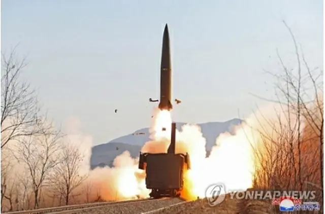 北朝鮮の弾道ミサイル（資料写真）＝（朝鮮中央通信＝聯合ニュース）≪転載・転用禁止≫