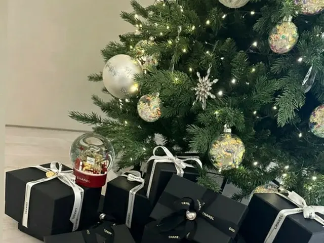 JENNIE（BLACKPINK）、ツリーの下にCHANELの箱がたくさん？Young＆Richのクリスマス（画像提供:wowkorea）