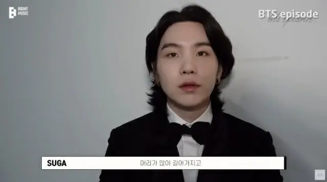 「BTS（防弾少年団）」のSUGA、なぜ長髪なのか？（画像提供:wowkorea）