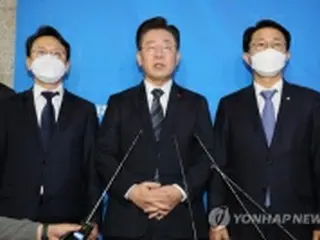 韓国最大野党代表　検察の出頭要請拒否