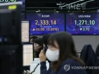 韓国総合株価指数が続伸　０．６８%高
