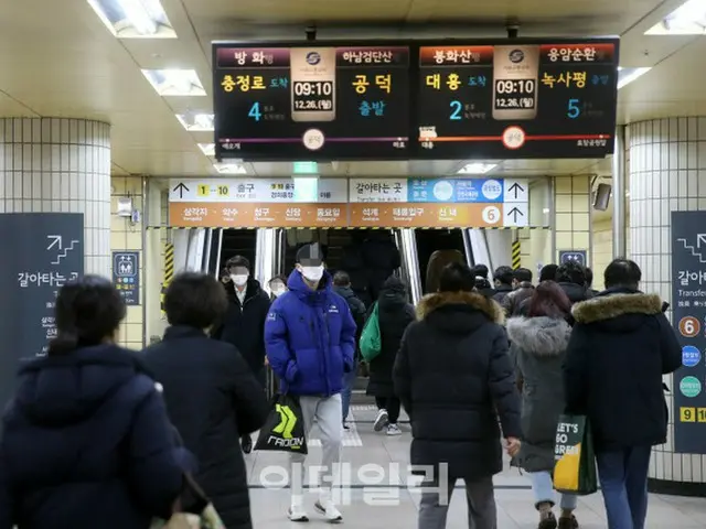 7年間据え置いてきたソウルの地下鉄料金、来年の下半期に1590ウォンに値上げ＝韓国報道（画像提供:wowkorea）